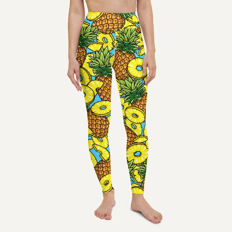 Sale Event Pineapples High-Waisted Leggings