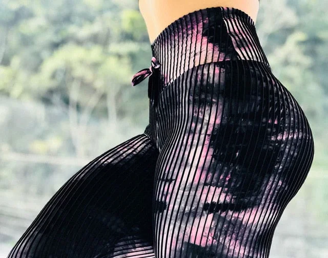 Unbeatable Prices Printed High Waist Chiffon Leggings