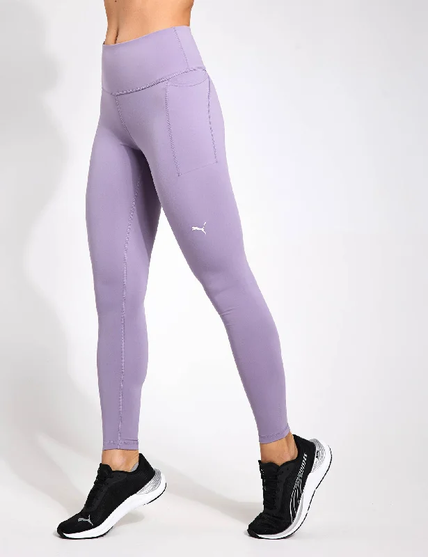 Act Fast Cloudspun High Waisted Full-Length Tights - Pale Plum