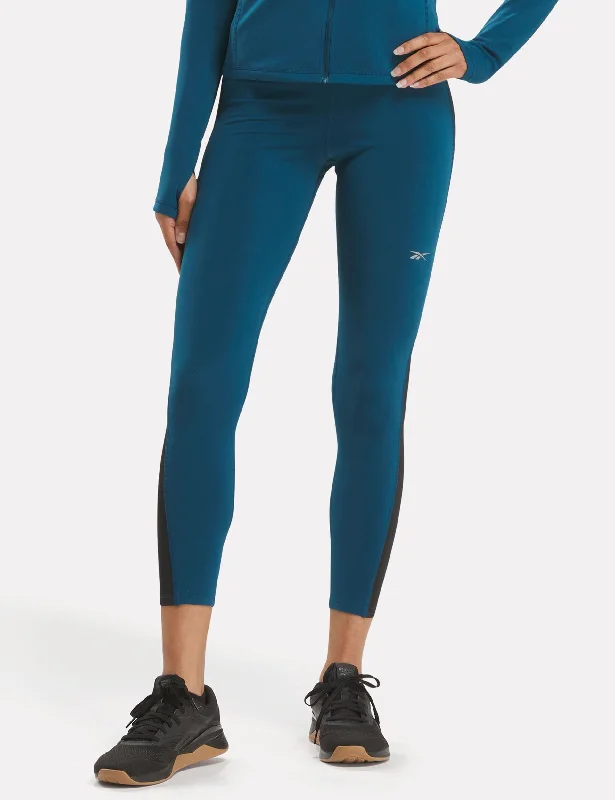 Price Slash Running Warming Leggings - Escape Blue