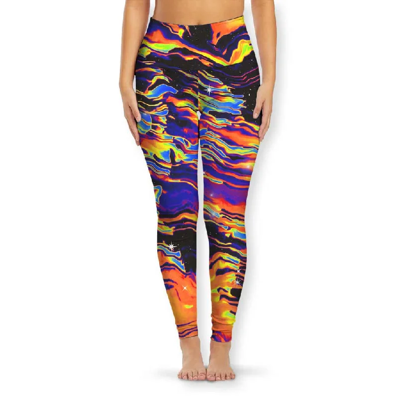 Epic Deals Space Drip Yoga Pants