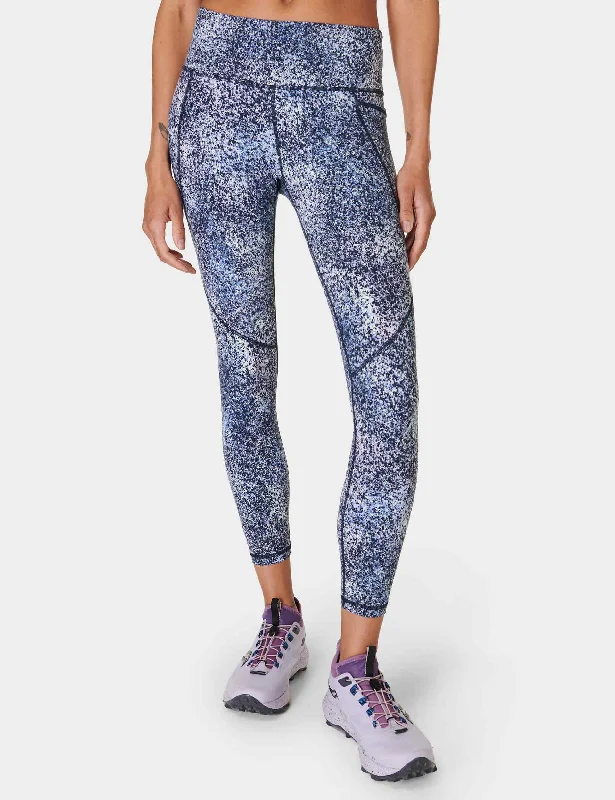 Bargain Prices Power 7/8 Gym Leggings - Blue Speckle Print