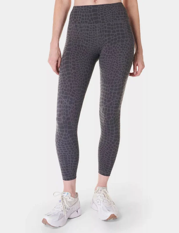 Value Deals Power 7/8 Gym Leggings - Grey Croc Halftone Print