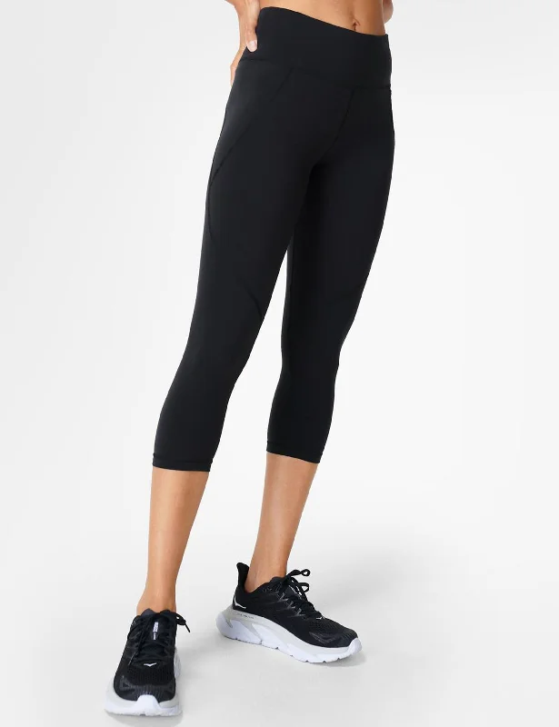 Take Advantage Power Cropped Gym Leggings - Black
