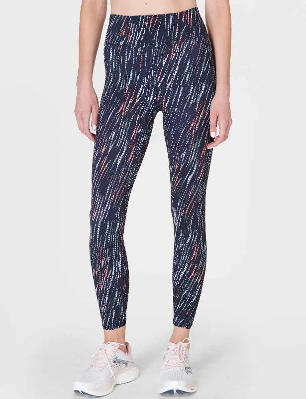 Deal of the Week Zero Gravity 7/8 Running Tight - Blue Ripple Tie Dye