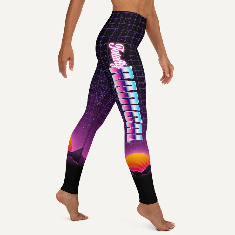 Extra Discounts Totally Radical High-Waisted Leggings