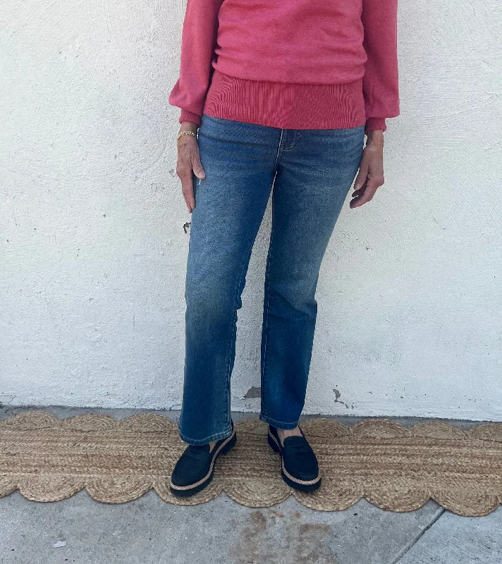 Take Advantage KUT Kelsey Ankle Flare Jean