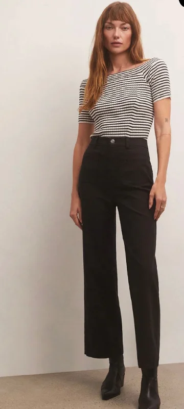 Limited Time Offer Emerson Black Twill Pant
