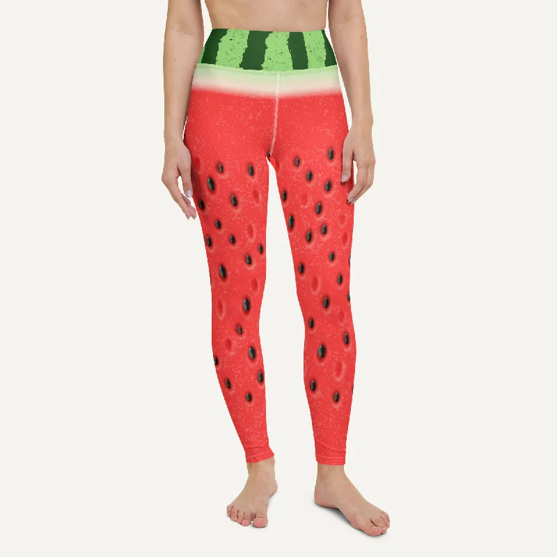 Final Sale Watermelon High-Waisted Leggings