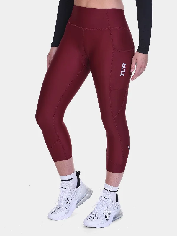 Best Seller Padded Capri Cycling Leggings For Women With Reflective Strips & Side Pocket Best Seller Padded Capri Cycling Leggings For Women With Reflective Strips & Side Pocket