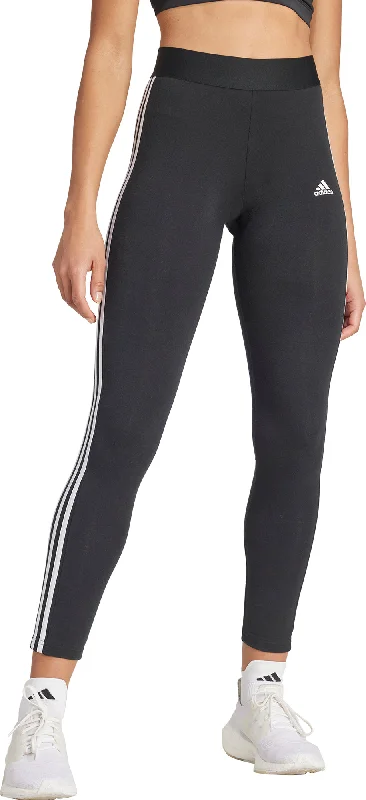 Online Specials adidas 3 Stripes Womens Long Training Tights - Black
