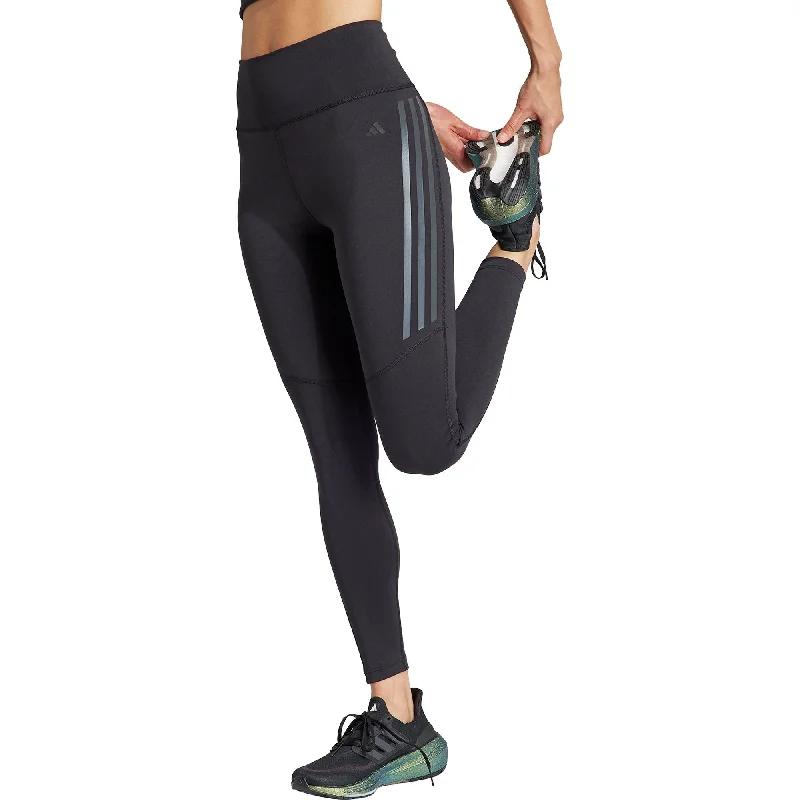 Weekend Flash Sale adidas DailyRun 3 Stripes Womens 7/8 Running Tights - Black