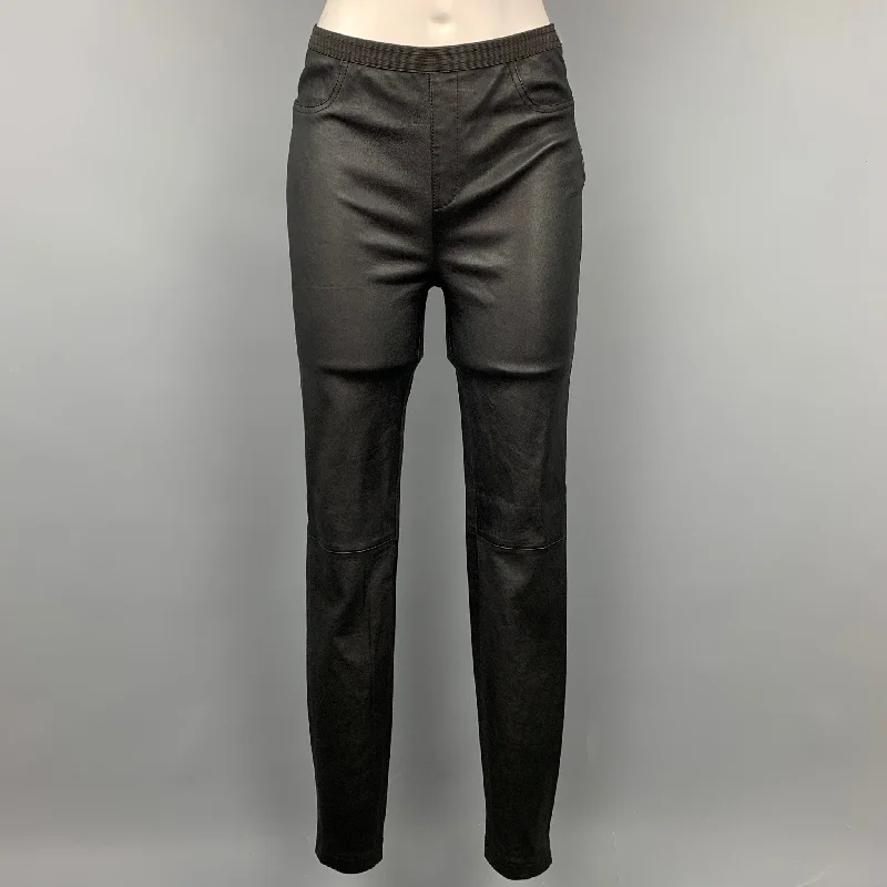 Super Sale BAGATELLE.CITY Size S Black Leather Stretch Jeggings