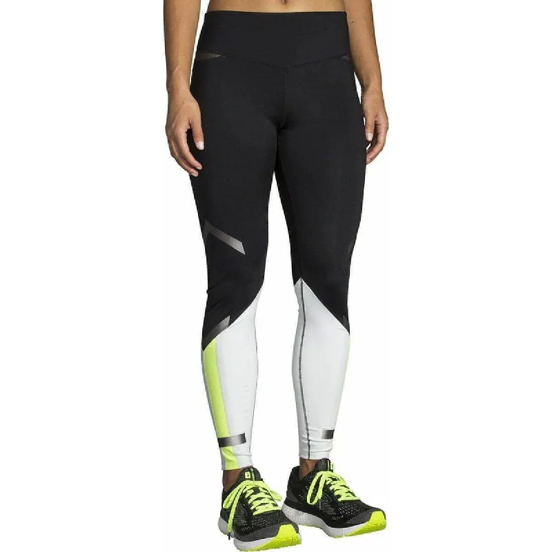 Grand Opening Sale Brooks Carbonite Womens Long Running Tights - Black