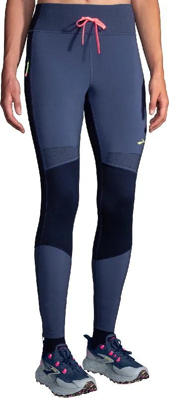 Today's Special Brooks High Point Womens Long Running Tights - Blue