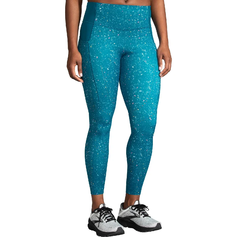 Deal Frenzy Brooks Method Womens 7/8 Running Tights - Blue