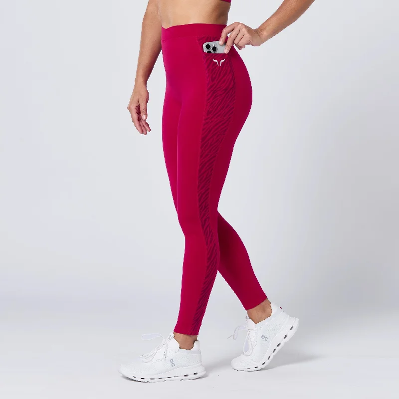 Limited Time Discount Crossover Leggings 27" - Cerise