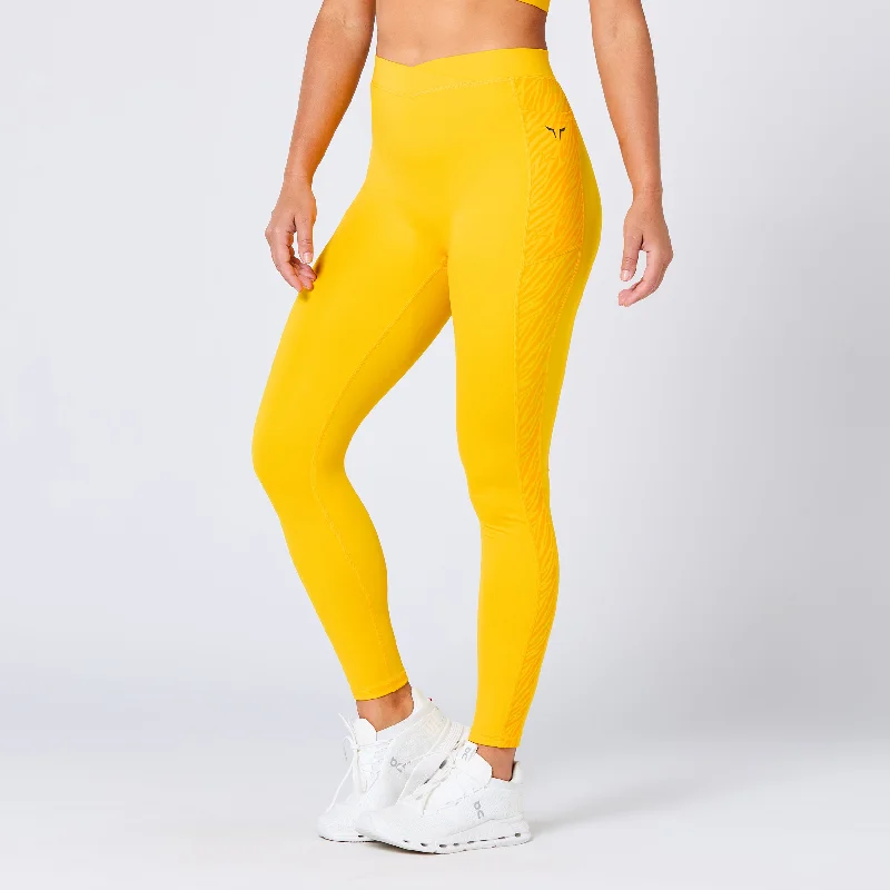 Anniversary Sale Crossover Leggings 27" - Spectra Yellow