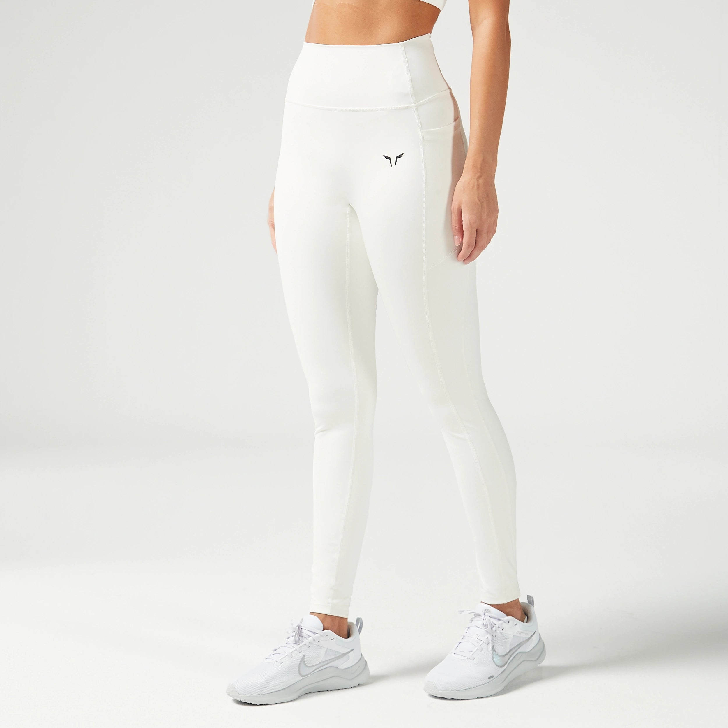 Special Discount Essential ACT Double Layered Leggings 27" 2.0 - Pearl White