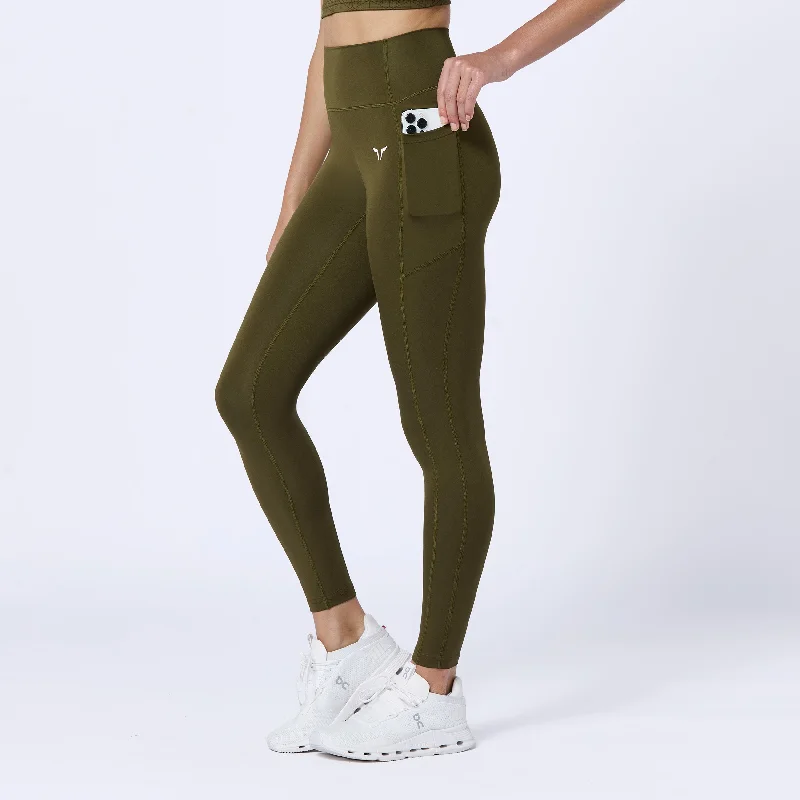 Clearance Sale Essential ACT Leggings 27" 2.0 - Dark Olive