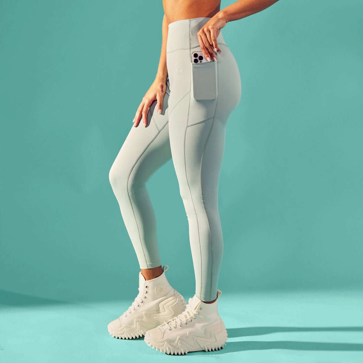 Savings Spectacular Essential ACT Leggings 27" - Grey Mist