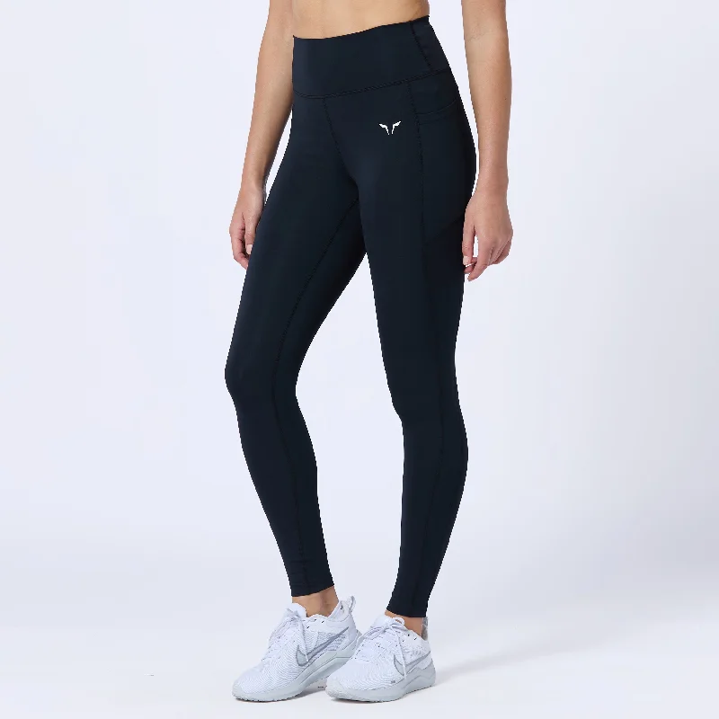 Closeout Essential High Waisted Leggings 27"  - Black