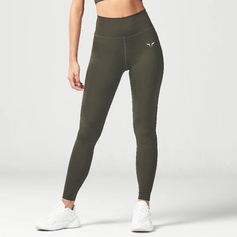 Unmissable Offer Essential High Waisted Leggings 27"  - Khaki