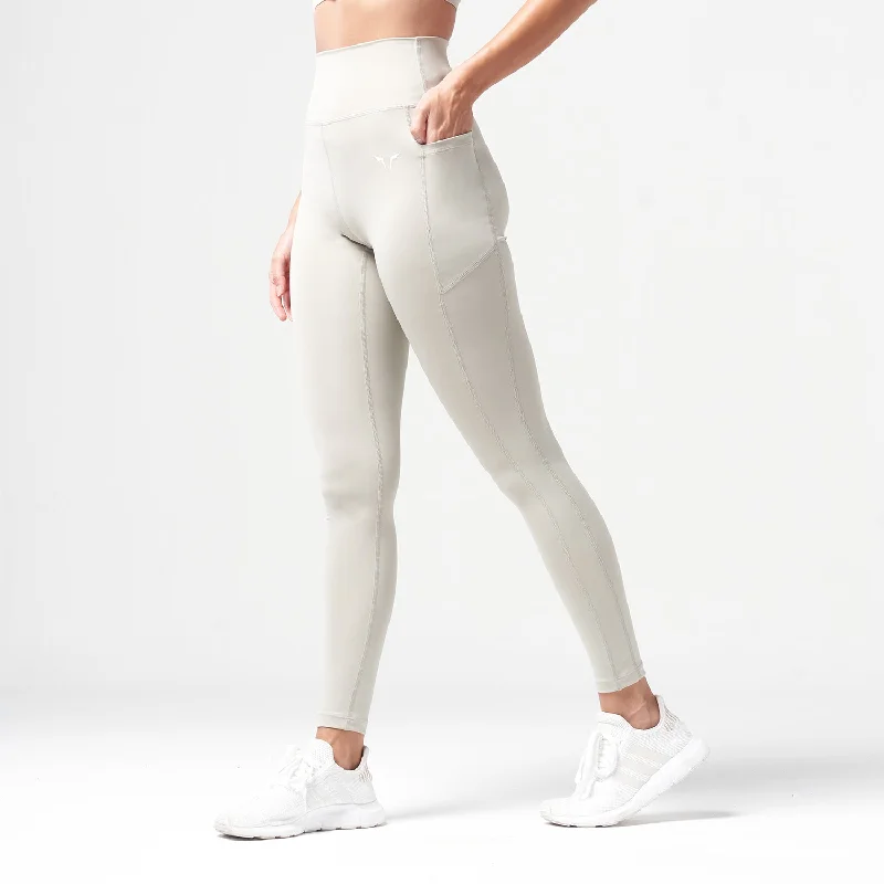 Shop and Save Essential High Waisted Leggings 27"  - Willow Grey