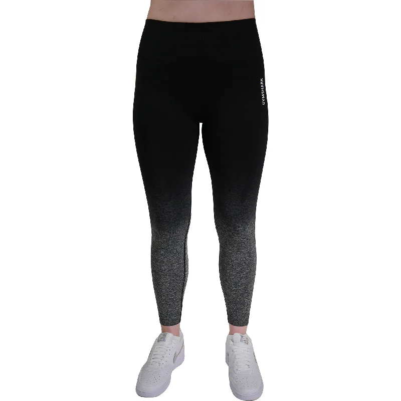 Year-End Sale Gymshark Adapt Ombre Seamless Womens Long Training Tights - Black