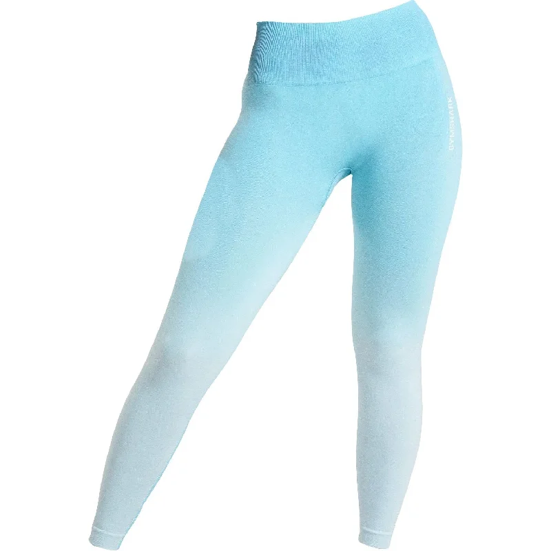 Act Now Gymshark Adapt Ombre Seamless Womens Long Training Tights - Blue