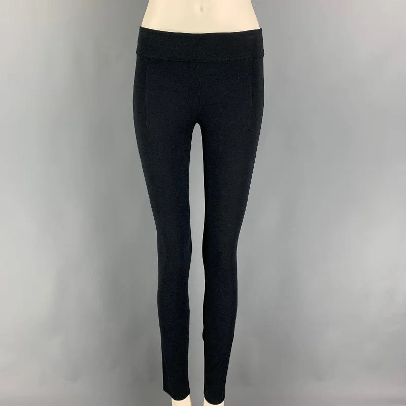 Sale Event HELMUT LANG Size S Black Viscose Leggings