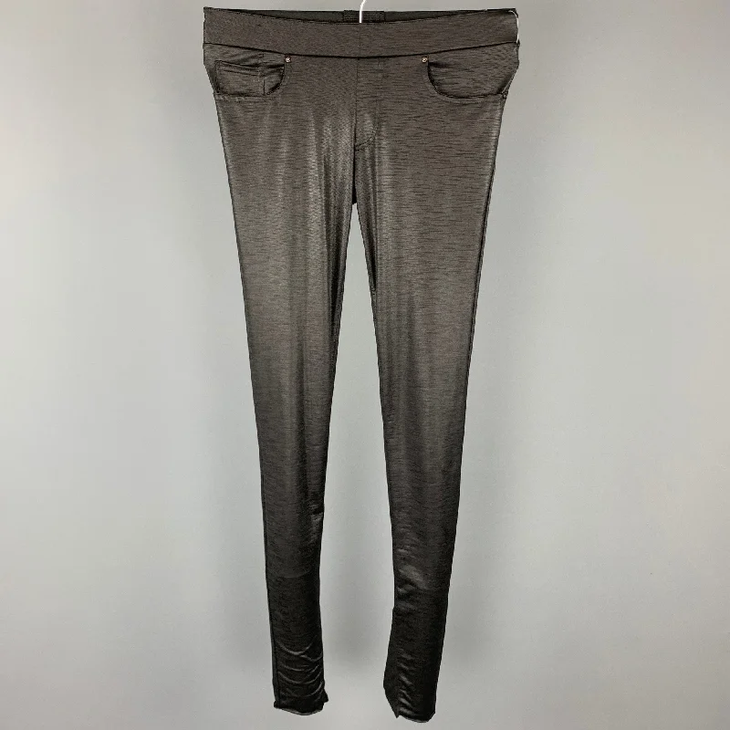 Deal Mania MANIAC CORP Size 1 Black Polyester / Rayon Leggings