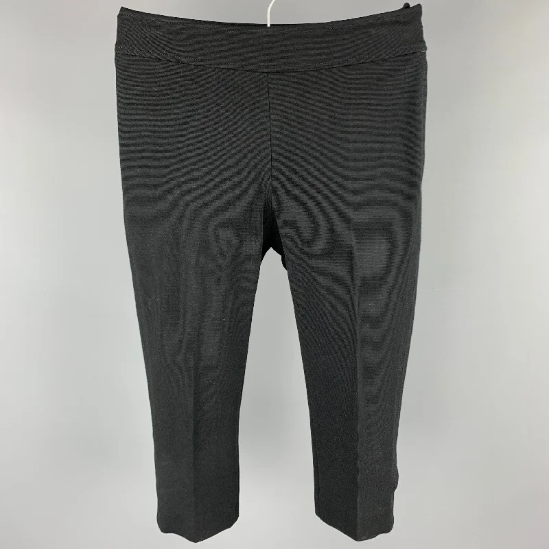 Savings Spectacular PAUL SMITH Blue Size 4 Black Rayon Blend Cropped Leggings
