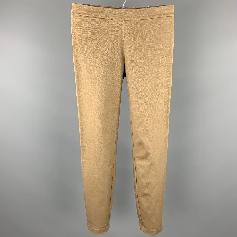 Deal Explosion RALPH LAUREN Blue Label Size 2 Khaki Twill Cotton Leggings