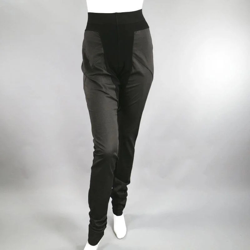 Deal Alert RICK OWENS F/W 09 Size M Black Cotton Panel Leggings