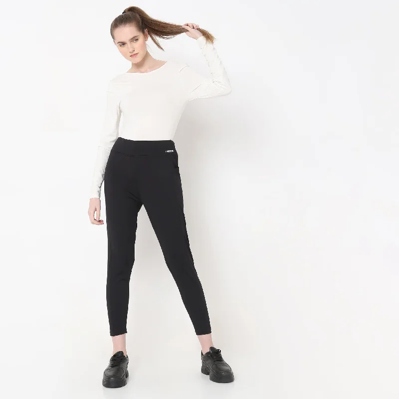 Price Drop Alert Skinny Fit Solid High Rise Leggings