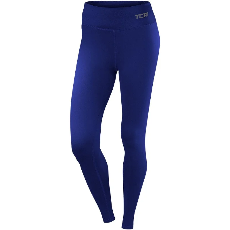 Factory Direct Sale TCA Pro Performance Supreme High Waist Womens Long Running Tights - Blue