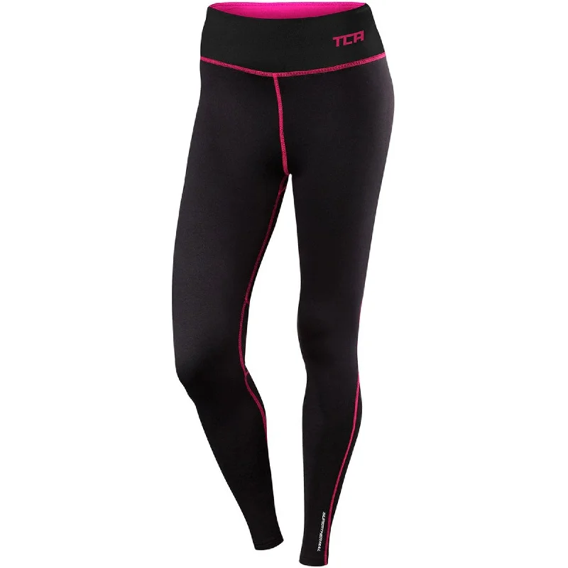 Bargain Bin TCA SuperThermal Performance Womens Long Running Tights - Black