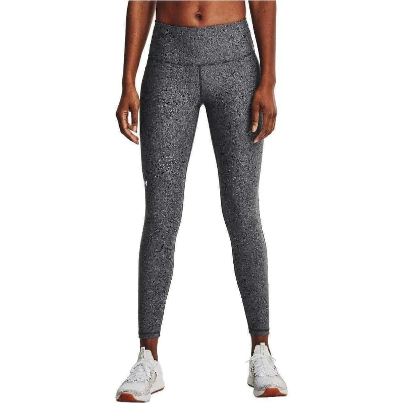 Instant Discount Under Armour HeatGear High Rise Womens Long Running Tights - Grey