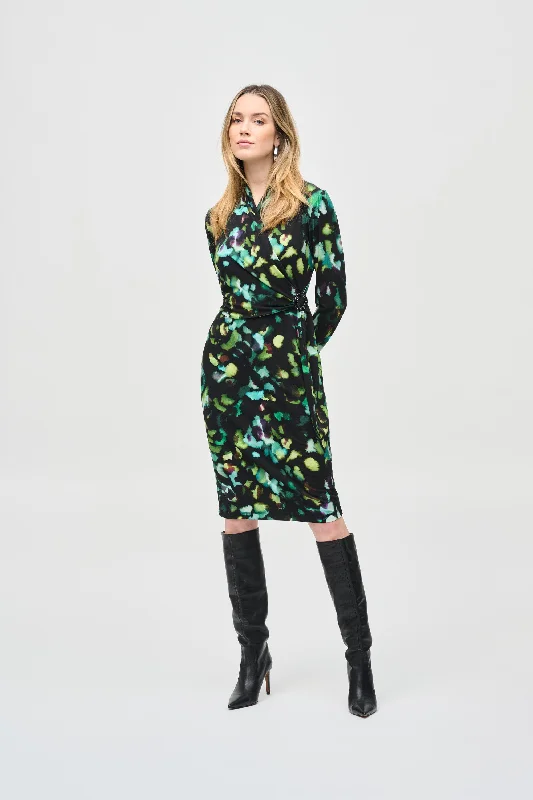 Deal Dash Joseph Ribkoff Print Wrap Dress