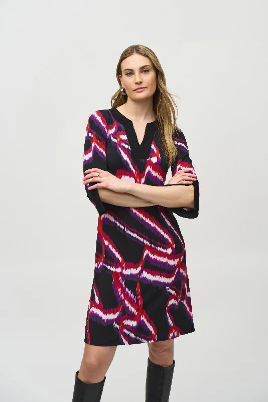 Buy Now Joseph Ribkoff V-Neck Shift Dress