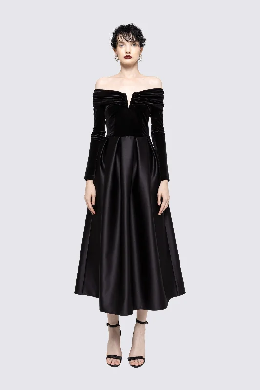 Overstock Nissa Off-The-Shoulder Dress