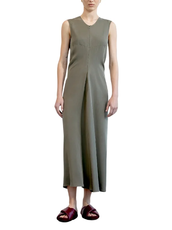 Seasonal Sale Addison Dress | Earthy Green