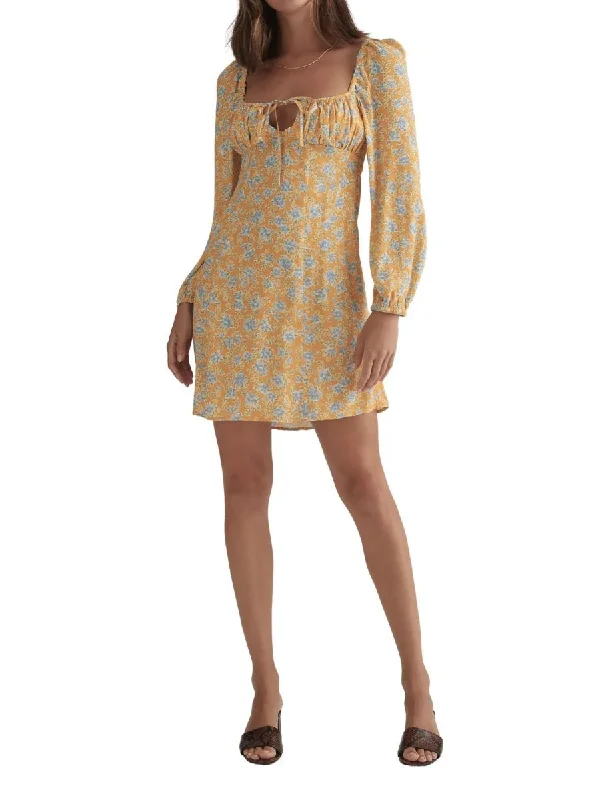 Super Bargain Alanis Dress Tangelo Floral