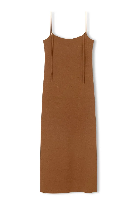 Super Bargain Almond Organic Cotton Blend Knit Dress
