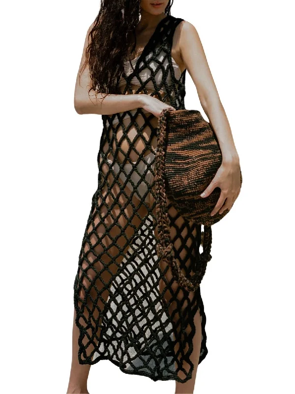 Customer Appreciation Sale Almora Crochet Dress Black
