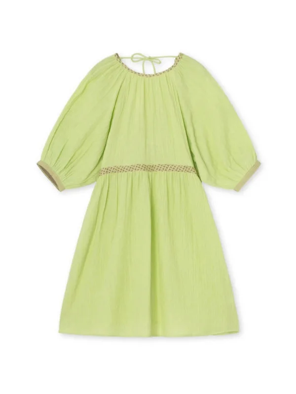 Steals and Deals Anais Short Dress 506 Shadow Lime
