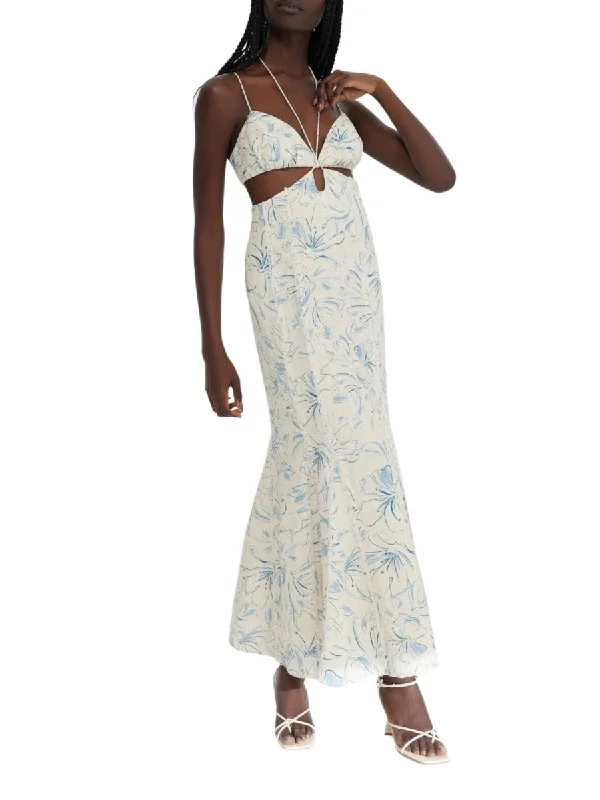 Extra Discounts Anica Dress Illustration Floral