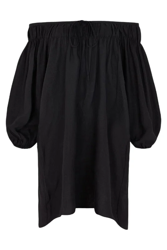 Quick Sale Malou Mini Kaftan in black