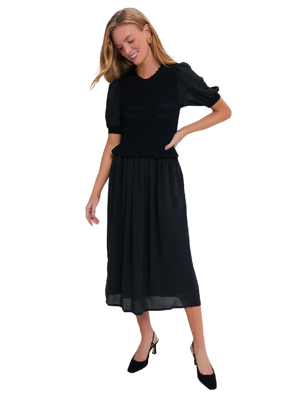 Hot Deal Banjanan Heather Crochet Mix Dress